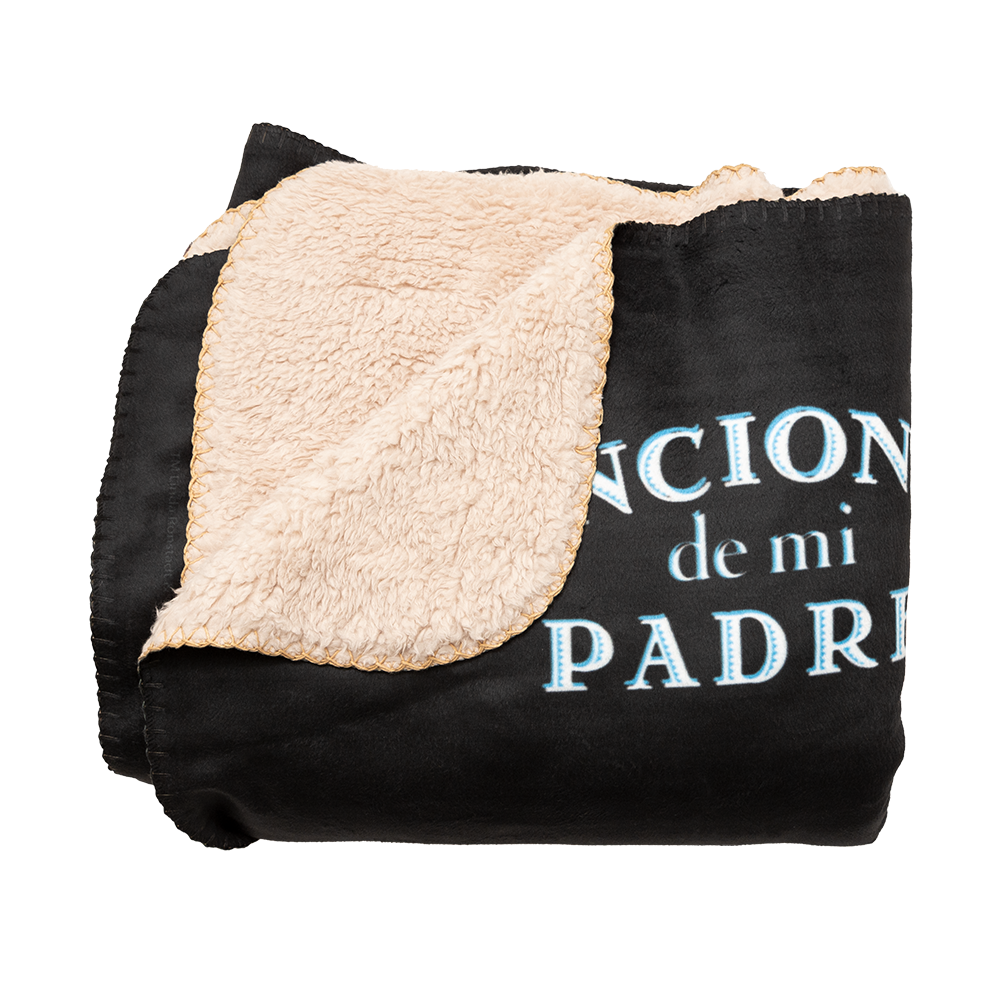 Canciones de mi Padre Sherpa Throw Blanket