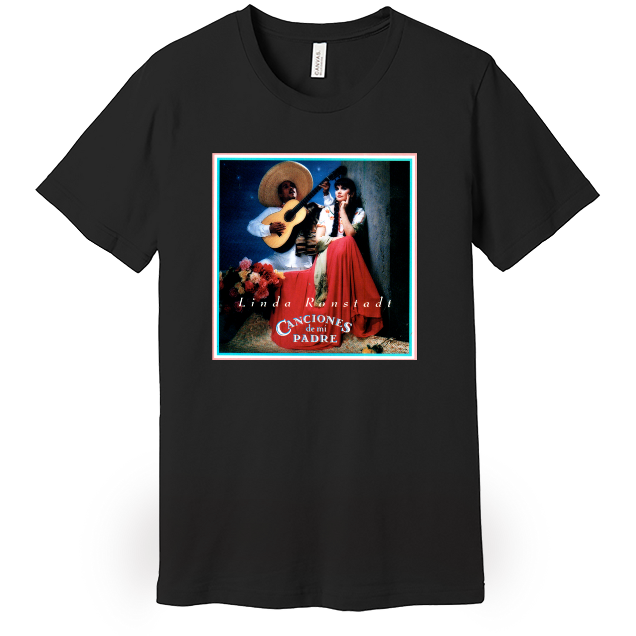 tee-black-"Canciones de mi padre" album cover