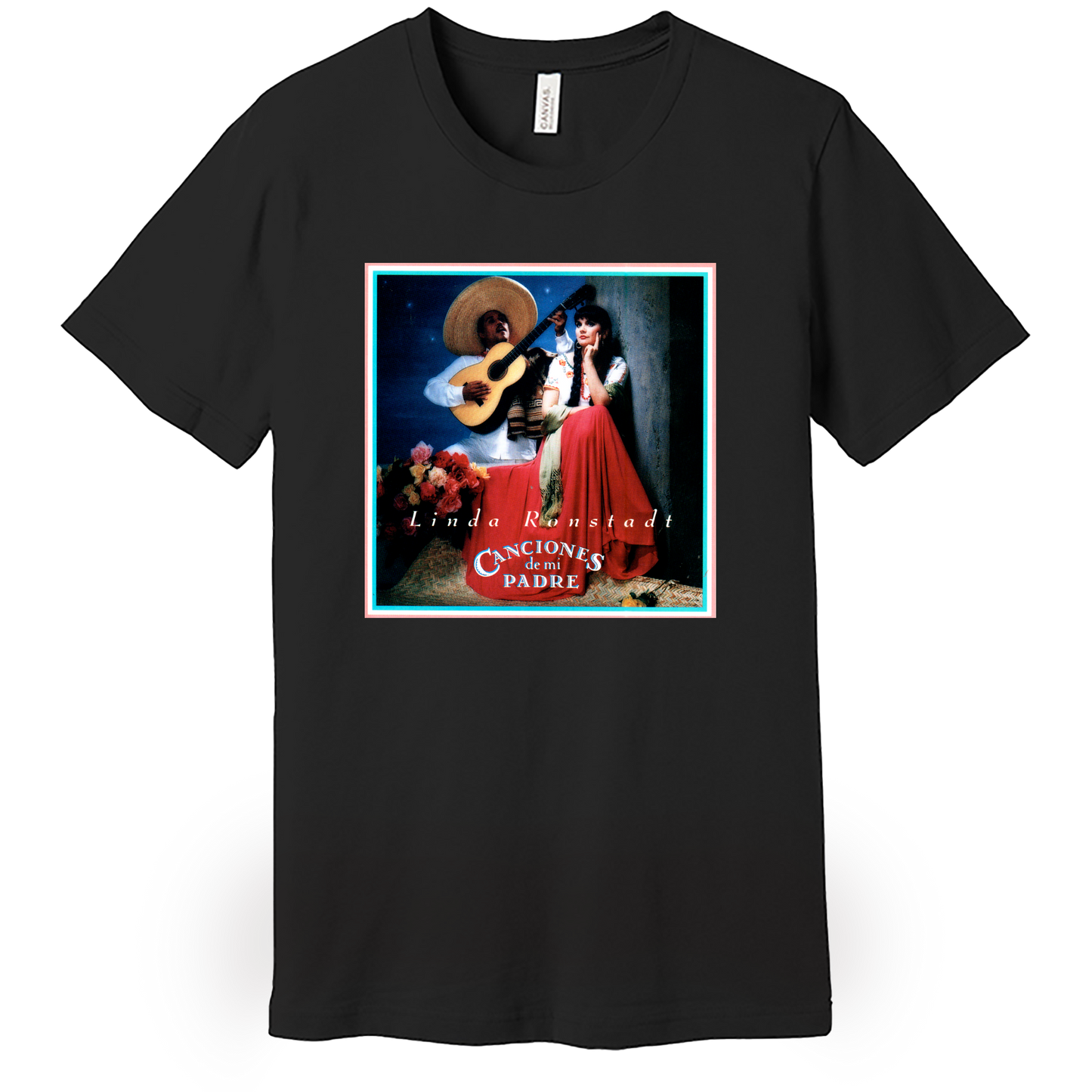 tee-black-"Canciones de mi padre" album cover