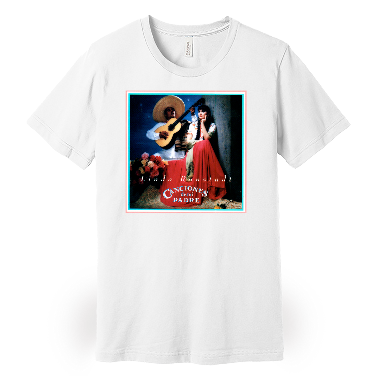 tee-white-"Canciones de mi padre" album cover