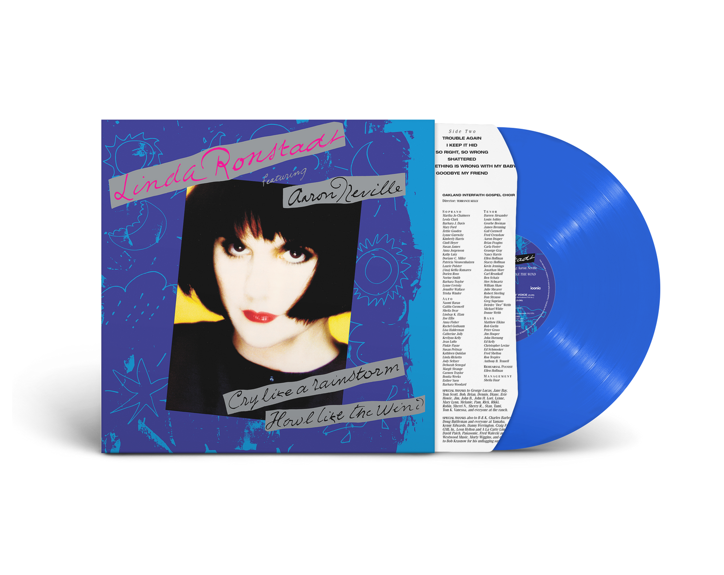 Linda Ronstadt - Cry Like a Rainstorm, Howl Like the Wind LP