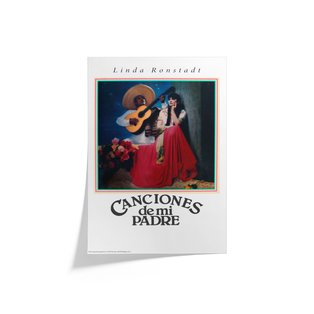 poster-white-"Canciones de mi padre" album cover