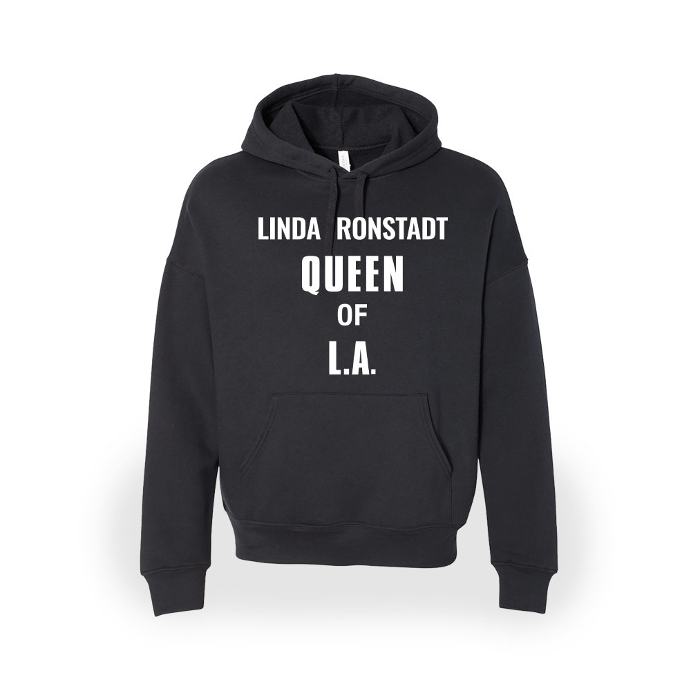 hoodie-black-"Linda Ronstadt Queen of L.A."