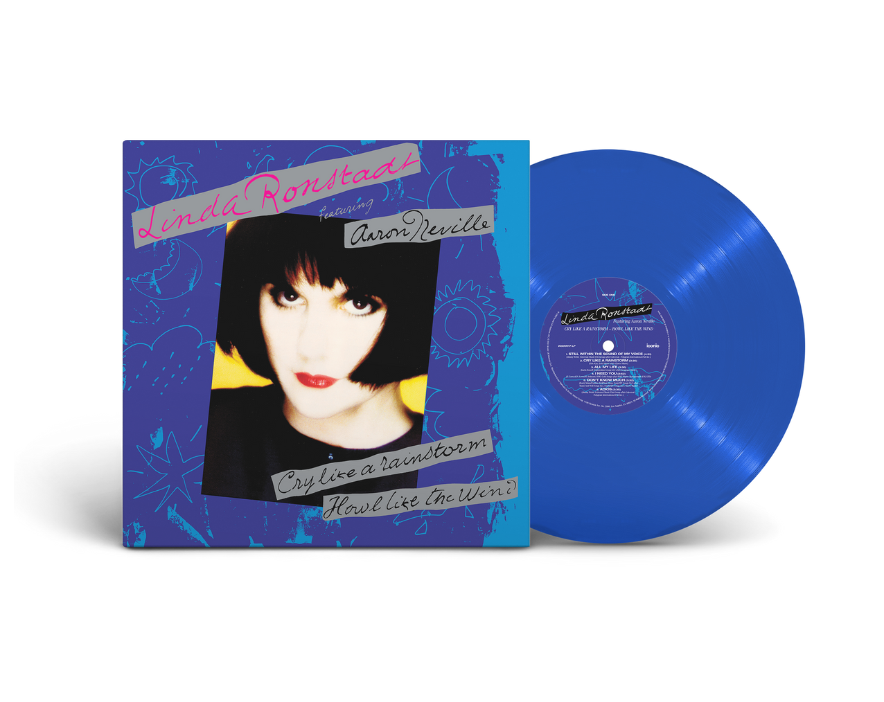 cry like a rainstorm howl like the wind vinyl-one translucent blue disc