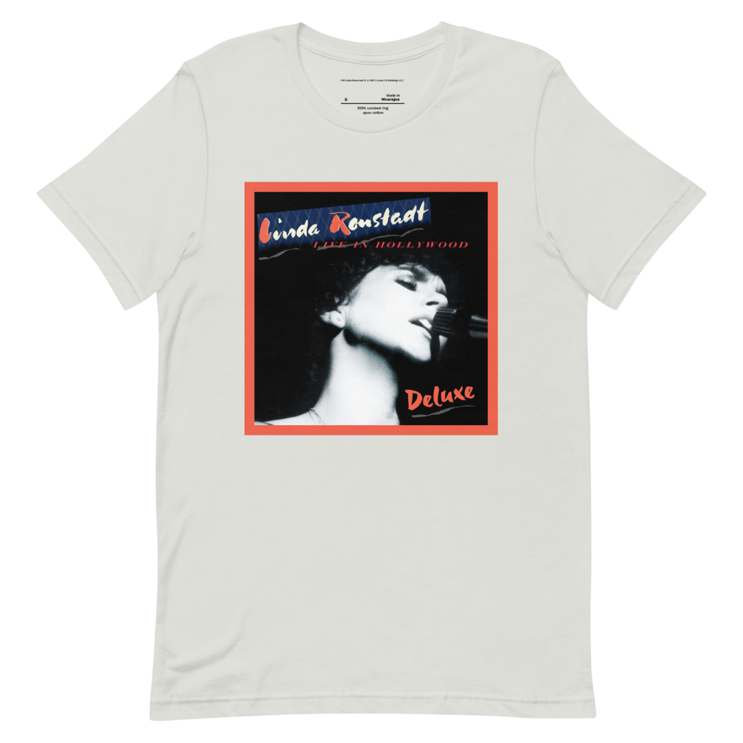 Linda Ronstadt Live in Hollywood T-Shirt - Gray