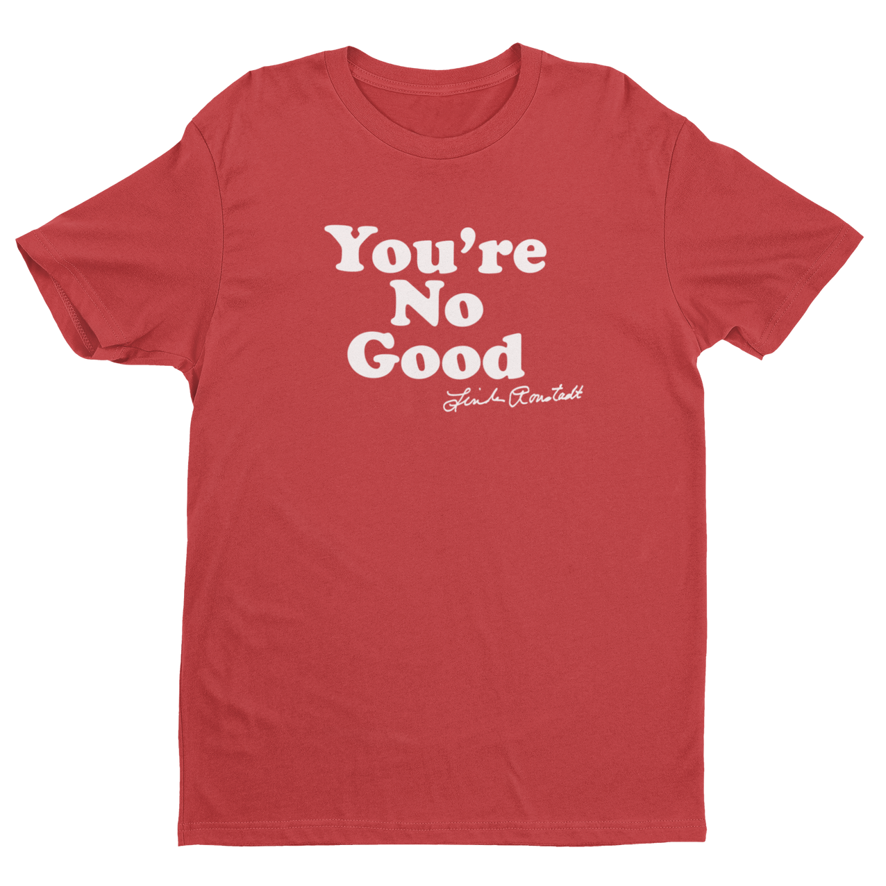 "You're No Good" Tee - Red/White